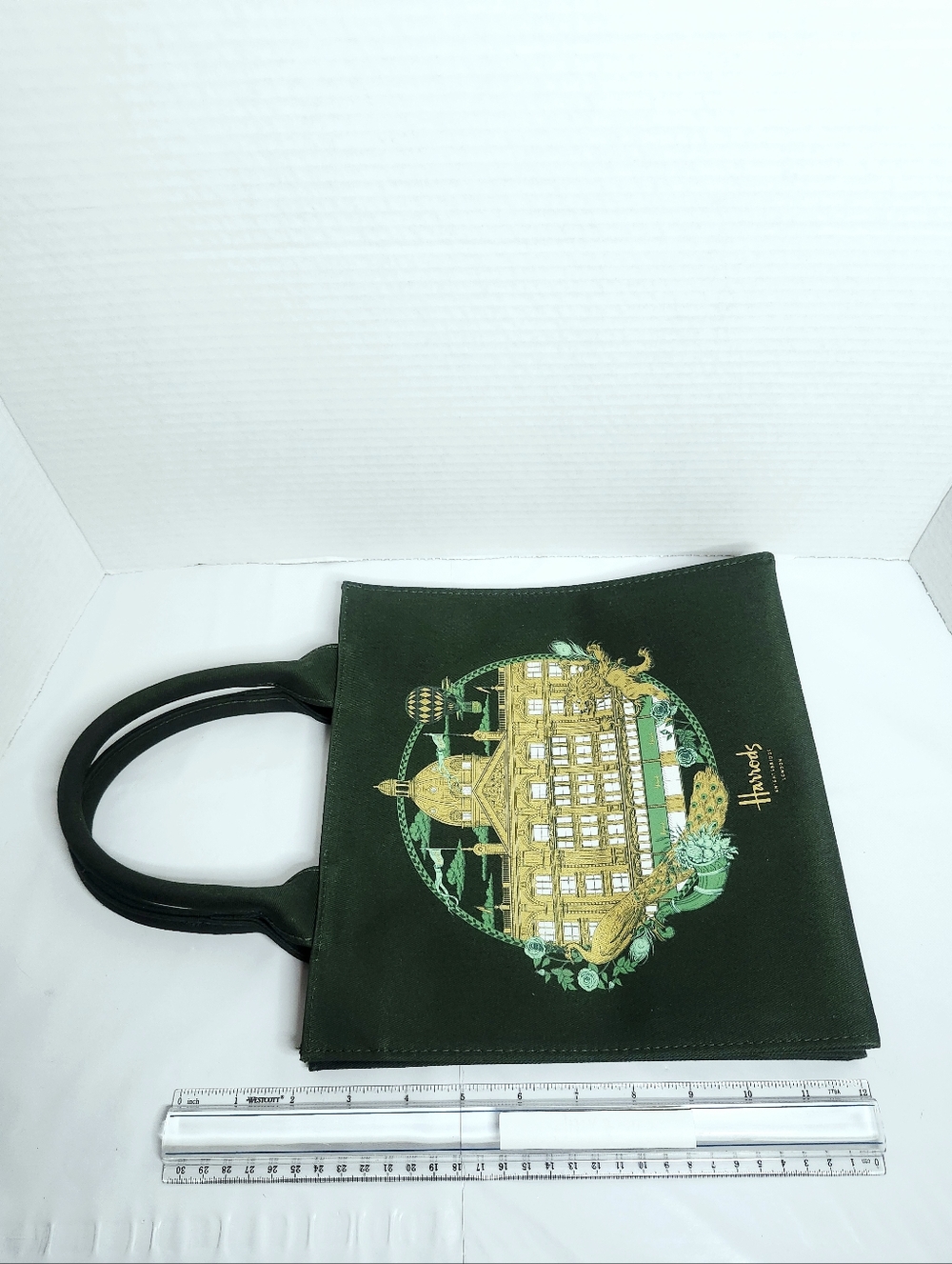 Harrods  Green Gold Tote - Picture 12 of 12